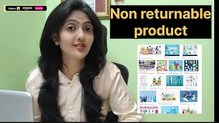 List of NonReturnable Products on Amazon Flipkart amp Meesho 🚀 Ecommerce business for Beginners [upl. by Eamanna]