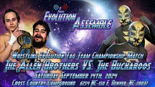 Buckaroos vs The Allen Brothers  Wrestling Evolution 91424 [upl. by Nitsua]