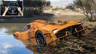 Rebuilding Pagani Zonda R Forza Horizon 5 Logitech G29 Stering Wheel Gameplay [upl. by Atirehc]