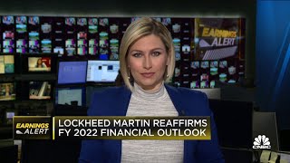 Lockheed Martin posts mixed Q1 earnings reaffirms 2022 financial outlook [upl. by Gnidleif119]