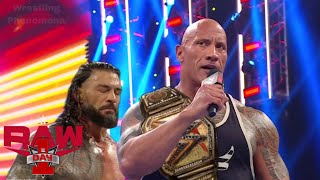 The Rock Returns amp Challenge Roman Reigns After Destroying Jinder Mahal on Raw Day 1 [upl. by Ydroj956]