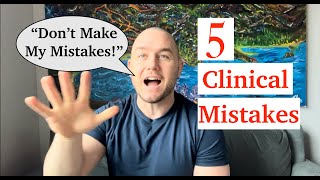 5 Mistakes I Made In Clinicals [upl. by Ellimak]