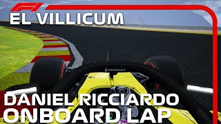 F1 2020 San Juan Villicum Circuit  Daniel Ricciardo Onboard  Assetto Corsa [upl. by Enihpesoj]