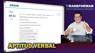 🔴 Simulador  Razonamiento Verbal TRANSFORMAR 2022 [upl. by Tryck]