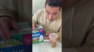 PADS WITH WINGS CHALLENGE WITH AN UNEXPECTED TWIST couplecomedy husbandwifecomedy [upl. by Sher]