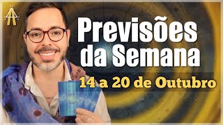 PREVISÕES DE 14 A 20 DE OUTUBRO Todos os Signos [upl. by Yokum]