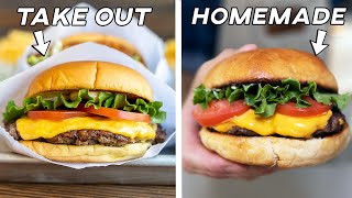 Recreating the SHAKE SHACK BURGER at Home with Homemade Potato Buns [upl. by Nnewg]