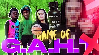 GAHT Battles it out in a game of HORSE Loser drinks the 1 HOT SAUCE in THE WORLD [upl. by Yblocaj]