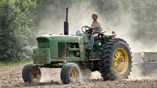 Planting some beans with the 4020 [upl. by Kariv386]