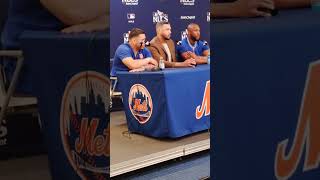 Rueda de prensa Starling Marte juego 5 MetsDodgers [upl. by Levin114]