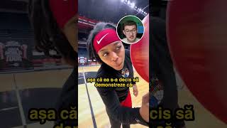 Cea mai buna basketbalista din lume Alex Hada Reacts shorts [upl. by Nellak105]