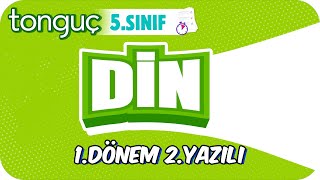 5Sınıf Din 1Dönem 2Yazılıya Hazırlık 📝 2024 [upl. by Ahsait]