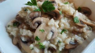 Risotto aux champignons facile [upl. by Gonroff]