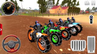 Moto de Cross multijugador online 3d Extremo Todoterreno 1  Offroad Outlaws Android Gameplay FHD [upl. by Ettesyl]