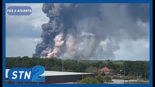 Fire Sparks at BioLab Plant in Conyers [upl. by Jonny71]