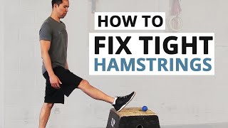 How to Fix Tight Hamstrings HINT Static Stretching Doesnt Work [upl. by Hinda]