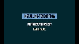 Installing TensorFlow for R [upl. by Kinnon]