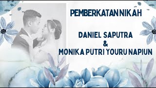 Kebaktian Pemberkatan Nikah Daniel amp Monika 13 Juli 2024 [upl. by Adnorrahs]