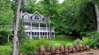 Muskoka Cottage for Rent 301 on Echo Lake near Huntsville Ontario [upl. by Accisej342]