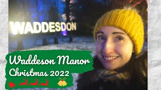 Christmas at Waddesdon🎄 Afternoon Tea Market Winter Light Trail and more [upl. by Shirah]