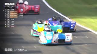 Molson Group British Sidecar Championship 2022 Round 6 Cadwell Park  Race 2 [upl. by Oalsecnew166]