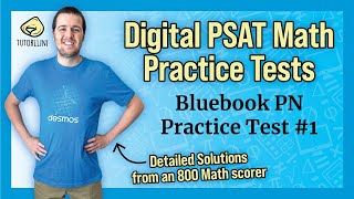 Digital PSATNMSQT Math  Practice Test 1 [upl. by Riki]