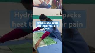 Hydrocollator heat packs therapy for cervical pain relief viral youtubeshorts trending [upl. by Hillell]