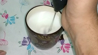 How to froth milk  using milk frothing wand [upl. by Martie]