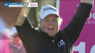 Caroline Hedwall makes a HOLEINONE  Open de España [upl. by Refinnaj289]