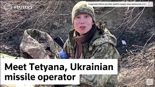 Meet Tetyana Ukrainian missile operator [upl. by Atnomed180]