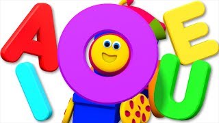 Vowel Song  Learning Street With Bob The Train  Kids Shows  Cartoons Videos For Babies by Kids Tv [upl. by Willtrude]