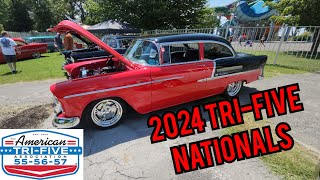 2024 Tri Five Nationals American Bowling Green trifive nomad bel air 55 56 57 Chevy Gasser rat rod [upl. by Molly]