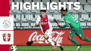 Highlights Jong Ajax  FC Dordrecht  Keuken Kampioen Divisie [upl. by Nannah625]