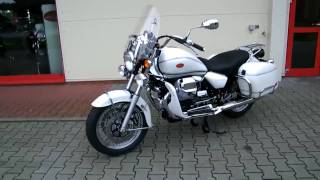 Moto Guzzi California Vintage 2010 Motorrad Weiss lunare [upl. by Necaj996]