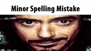 Minor Spelling Mistake [upl. by Aggy]