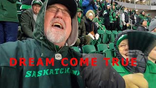 GAME DAY AT MOSIAC Saskatchewan Roughriders vs BC Lions  CFLthesskroughriders [upl. by Schmeltzer941]