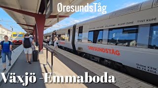 Växjö Emmaboda Öresundståg [upl. by Eixam940]