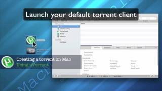 OSX How to Create Torrents on Mac [upl. by Modnarb]