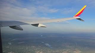 Southwest Airlines Boeing 737 MAX8 Takeoff  Kansas City International Airport [upl. by Renraw427]