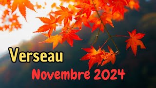 Verseau novembre 2024  Un point de vue différent  Général et sentimental [upl. by Verene]