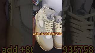 Unboxing OFFWHITE x AJ4 sneakers sneakershoes sneakerhead [upl. by Acessej]