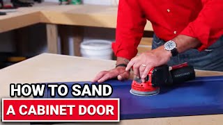 How To Sand A Cabinet Door  Ace Hardware [upl. by Darbee]