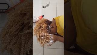 Wash day 1hr 15min natural hair wash washday washdayroutine washdaytip naturalhair curlyhair [upl. by Laband]