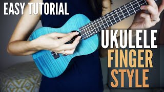 How To Play Fingerstyle on Ukulele  EASY Fingerpicking Tutorial PIMA [upl. by Nnarefinnej]