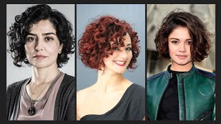 Easy hairstyles for Short curly hair  curly short bob hairstyles [upl. by Ruth606]