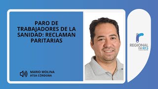 Los trabajadores de la sanidad de Cba reclaman paritarias Conversamos con Mario Molina de ATSA [upl. by Norym]