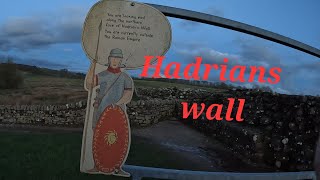 Hadrians Wall walk at duskromans history army hadrianswall wildlife turrets [upl. by Negiam]