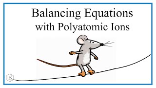 How to Balance Equations with Polyatomic Ions [upl. by Amann]