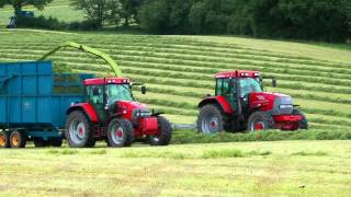 Silaging with Claas Jaguar 75 [upl. by Ahsil]