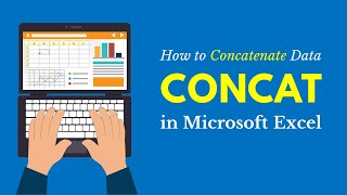 How to Concatenate or Combine Data in Microsoft Excel CONCAT Function [upl. by Esserac]